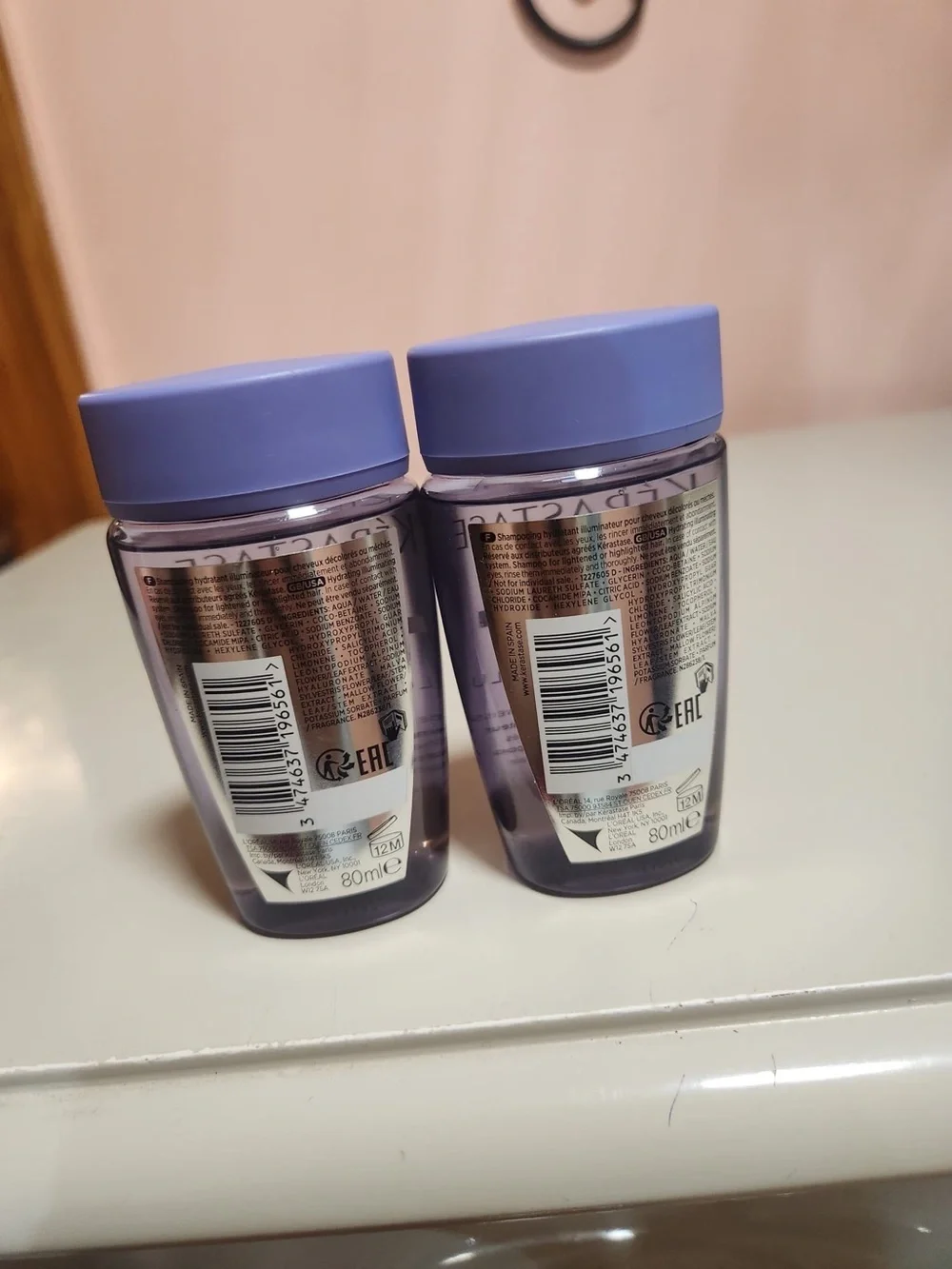 Kérastase Blond Absolu Bain Lumière Shampoo Hyaluronic Acid 80ml Set of 2